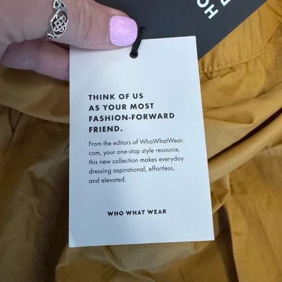 Who What Wear Mustard A-Line Skirt 3X - Picture 4 of 7